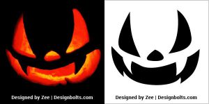 10 Free Super Scary Pumpkin Carving Stencils, Templates & Ideas 2021 ...