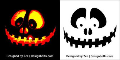 10 Free Simple Printable Halloween Pumpkin Carving Stencils & Templates ...