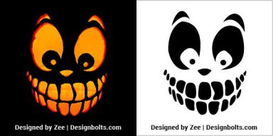 10 Free Scary Printable Halloween Pumpkin Carving Stencils, Templates ...