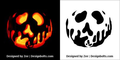 10 Free Scary Printable Halloween Pumpkin Carving Stencils, Templates ...