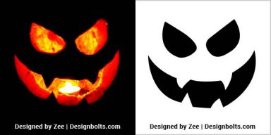 10 Free Scary Halloween Pumpkin Carving Stencils, Templates & Ideas ...