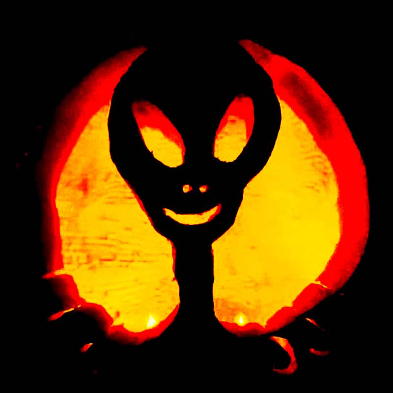 Alien Pumpkin Carving Ideas