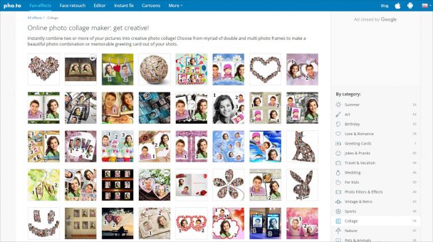 photo collage maker online free no download