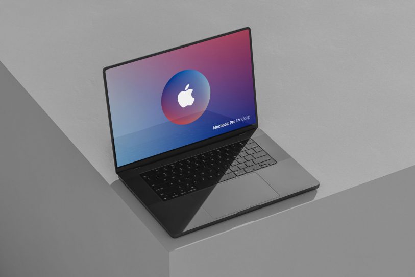 Free MacBook Pro Mockup PSD - Designbolts