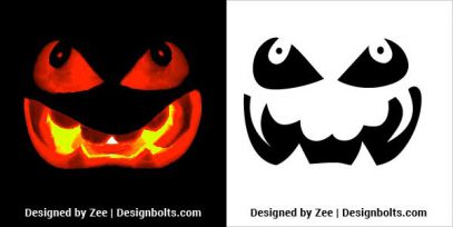 10 Free Scary Halloween Pumpkin Carving Stencils & Templates 2022 ...