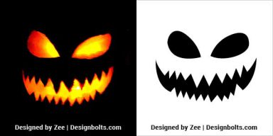 10 Free Scary Halloween Pumpkin Carving Stencils, Ideas & Templates ...