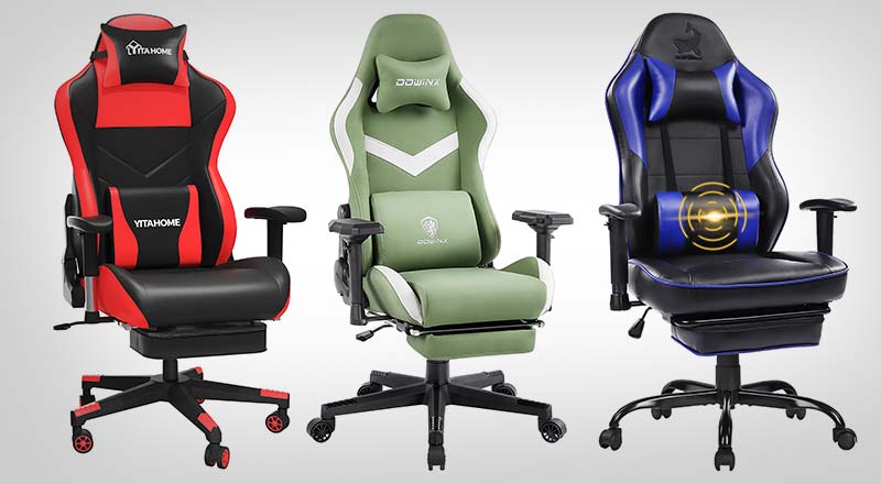 20 Best Gaming Chairs 2023 with Footrests - Designbolts