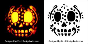 10+ Cool & Funny Pumpkin Carving Stencils & Templates 2023 for Kids ...