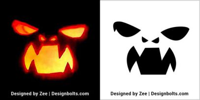 10 Free Scary Pumpkin Carving Templates & Patterns 2023 For Kids ...