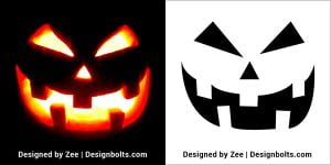 10 Free Scary Pumpkin Carving Templates & Patterns 2023 For Kids ...