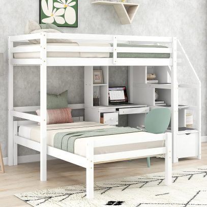 10 Best Bunk Beds with Computer Desk Underneath | Buy from Amazon ...