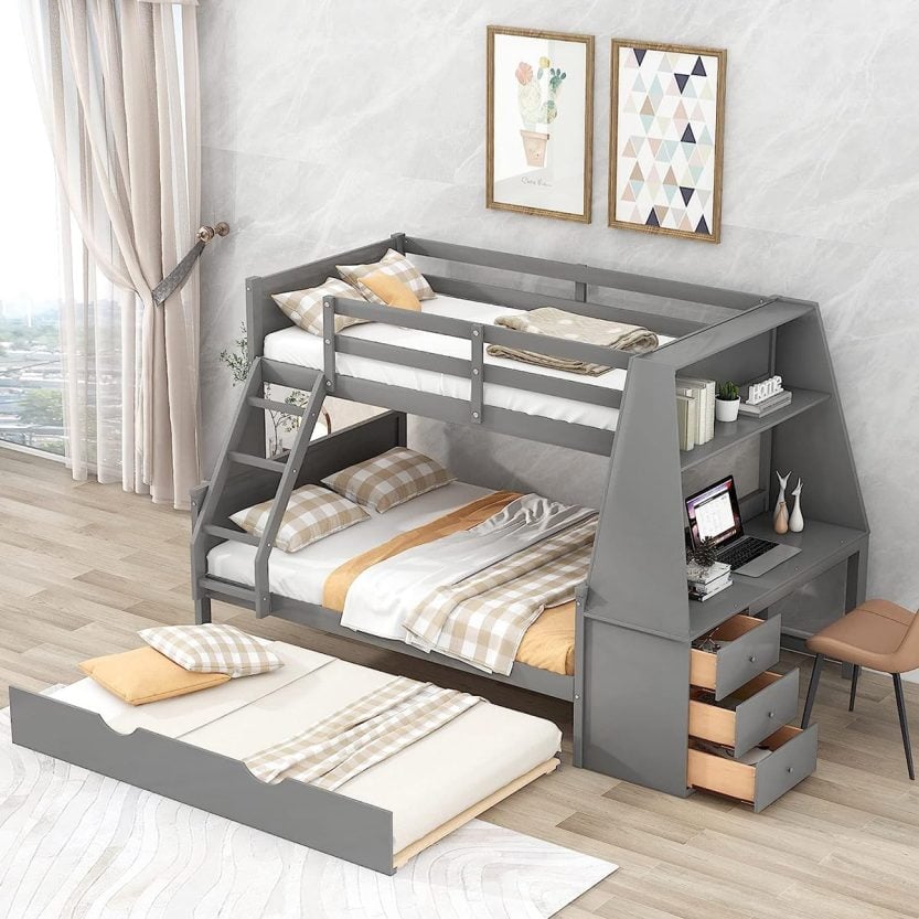 10 Best Bunk Beds with Computer Desk Underneath | Buy from Amazon ...