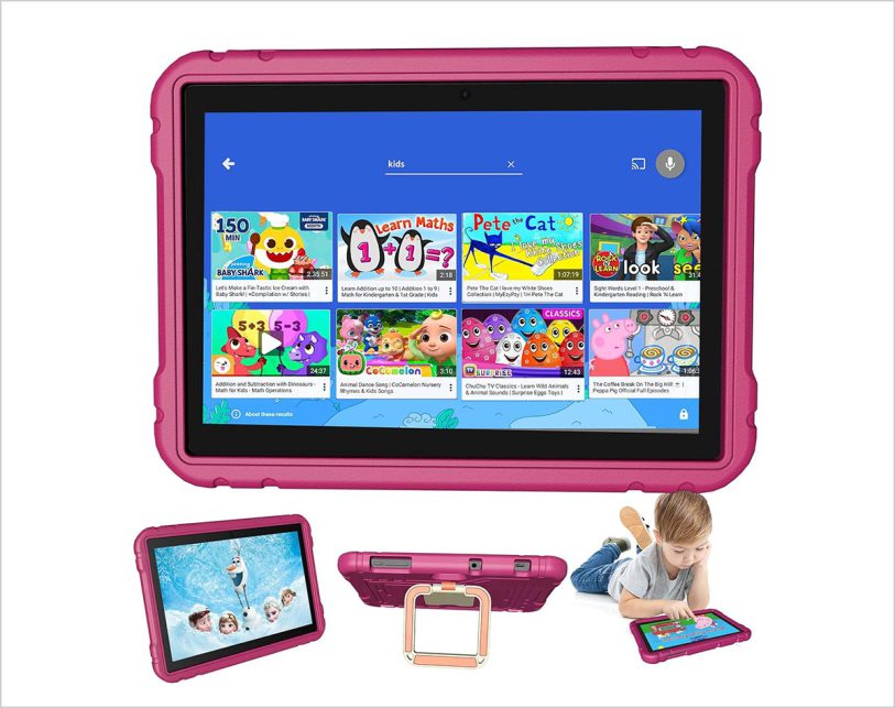 10 Best Tablets For Kids 2024 Designbolts   VNEIMQN Tablet For Kids 10 Inch Kids Tablet Android 13 813x643 