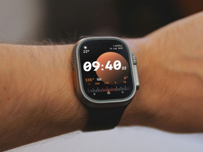 Free Apple Watch Ultra Mockup PSD - Designbolts