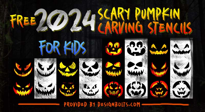 10-For-Kids-Simple-Free-Scary-Halloween-Pumpkin-Carving-Stencils-2024