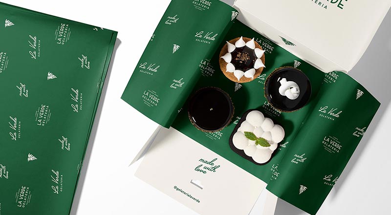 La Verde Ice Cream Branding Design For Inspiration